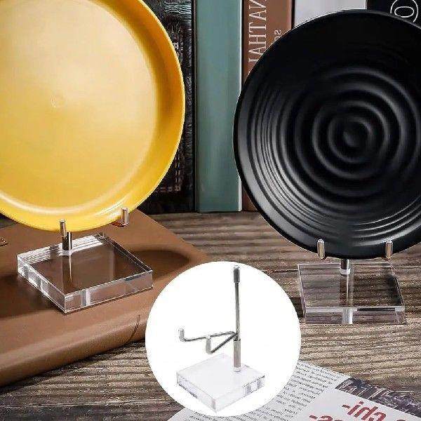 Acrylic Display Stand for Pottery Platters Display Stand