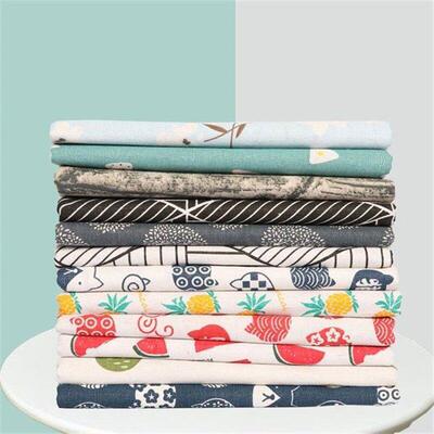 cotton and linen fabric curtain sofa fabric background cloth