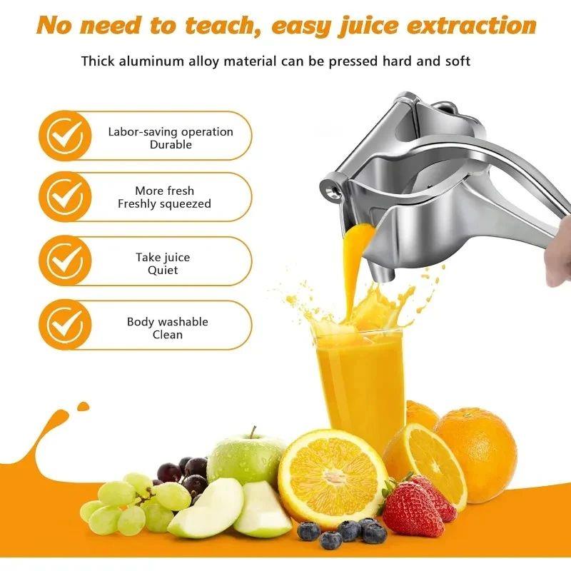 Manual Juice Squeezer Aluminum Alloy Hand Pressure Juicer Po