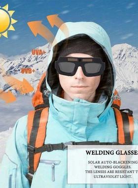 1pc Solar Powered Auto Darkening Welding Mask Helmet