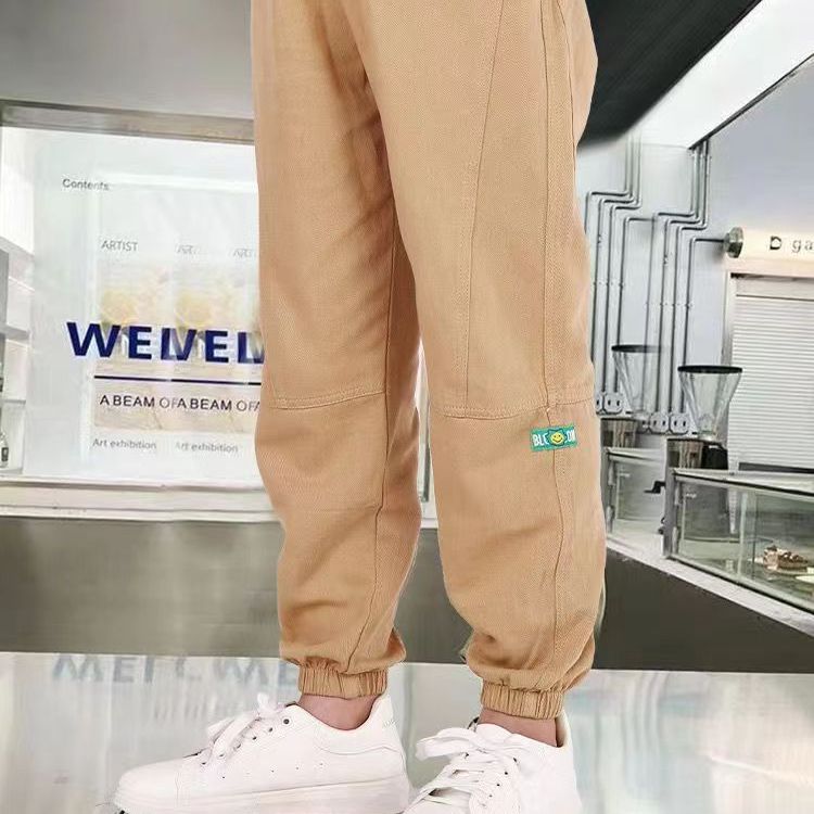 厂家现货男童春夏裤子春秋工装裤薄款休闲运动百搭中大童潮裤帅气