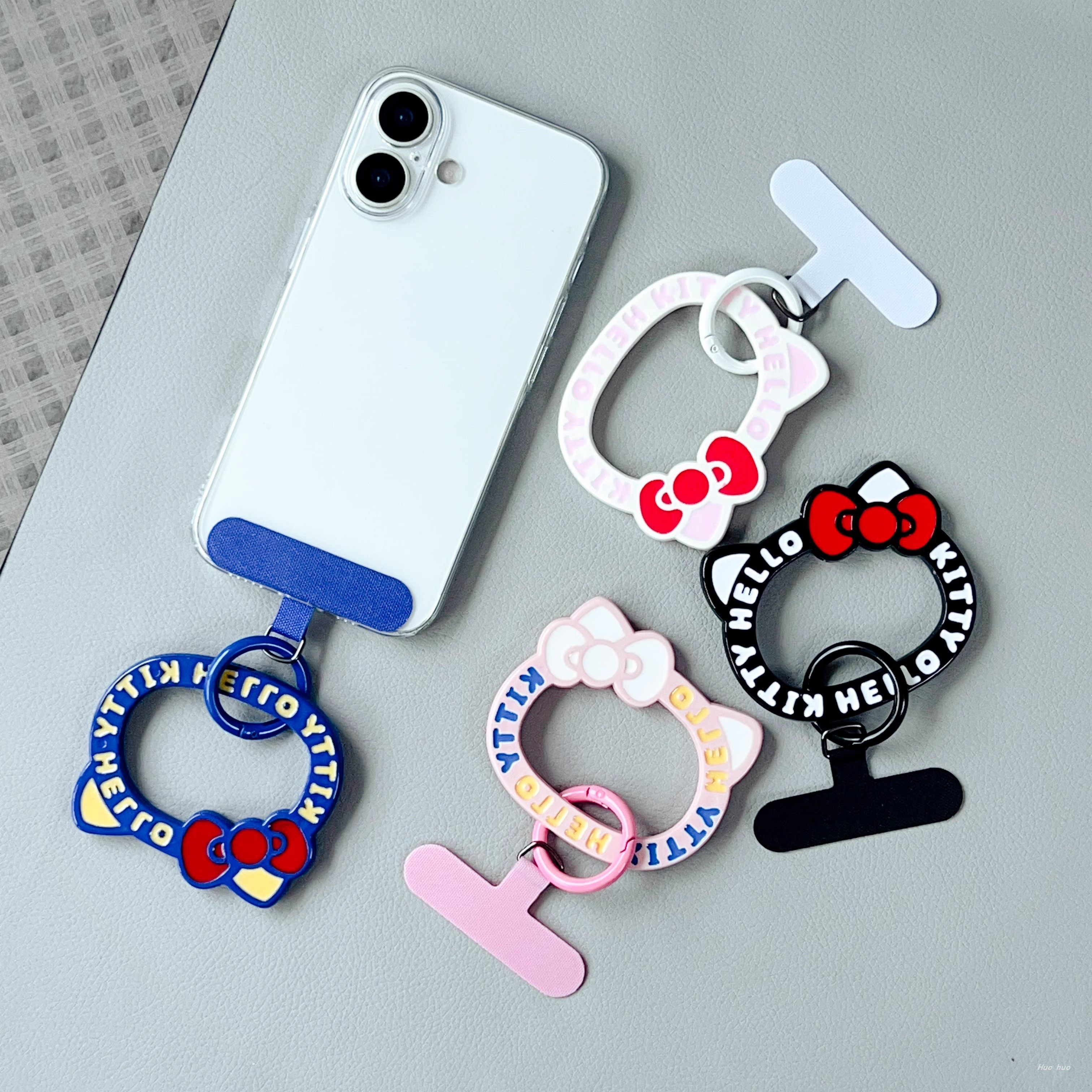 kt猫手提扣手机挂绳夹片卡通手机壳挂绳挂件手串手链垫片拇指环扣,3C数码配件,手机挂件/手机链,淘宝优惠券,粉丝福利购,淘宝优惠卷