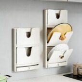 新款 多功能砧板锅盖架 吸盘折叠锅盖架墙上免打孔厨房置物架壁挂式