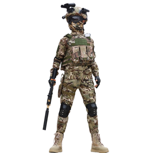儿童迷彩服套装特种兵装备全套男童表演服军训服短袖春秋款女夏季