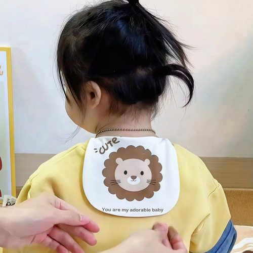 【宝宝入园刚需】幼儿园儿童A类隔汗巾纯棉卡通刺绣吸汗巾垫背巾
