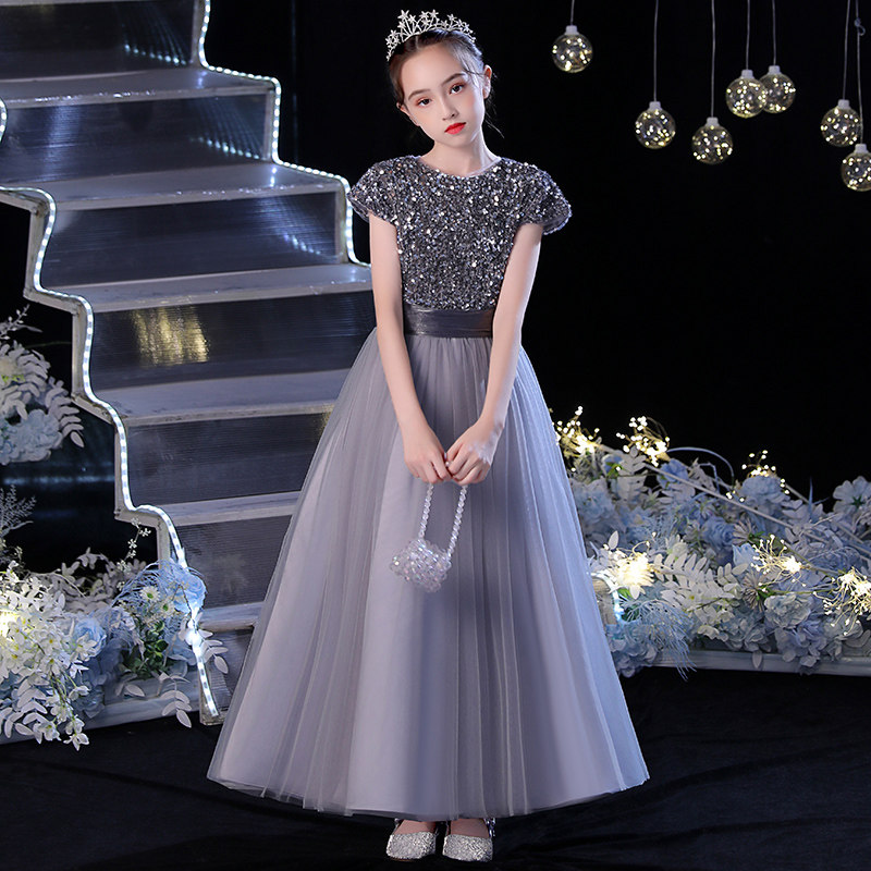 高端亮片公主裙舞台合唱服