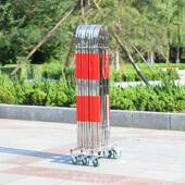 不锈钢伸缩围栏可移动折叠护栏幼儿园围挡安全施工活动隔离防i.