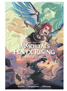 进口英文原版Immortals Fenyx Rising: From Great Beginnings 凤凰崛起：从伟大的开端 儿童幻想与魔法书籍儿童英语漫画平装绘本