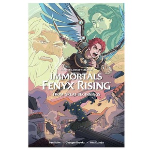 进口英文原版Immortals Fenyx Rising: From Great Beginnings 凤凰崛起：从伟大的开端 儿童幻想与魔法书籍儿童英语漫画平装绘本