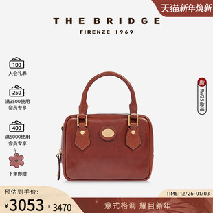 STODO系列女士精致牛皮手提 The 新品 桥牌 斜挎波士顿包 Bridge