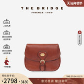 Bridge 桥牌 新品 The ISADORA系列女士意式 牛皮宽肩带翻盖斜挎包