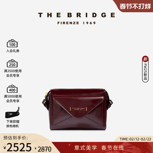 The Bridge/桥牌 新品 FRIDA系列 女士休闲通勤牛皮斜挎包相机包