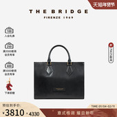 The IDA系列女士宽肩带牛皮手提单肩包托特包 新品 Bridge 桥牌