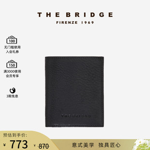 Bridge ETTORE系列手工牛皮植鞣工艺时尚 The 桥牌 钱包 男士 短款