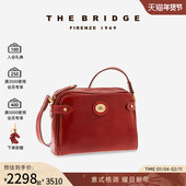 Bridge 桥牌手工牛皮 本命年礼物 The 单肩包女简约时尚 斜挎包