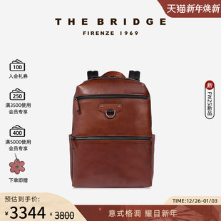 Bridge 男士 桥牌 IACOPO系列 复古通勤牛皮双肩背包 新品 The