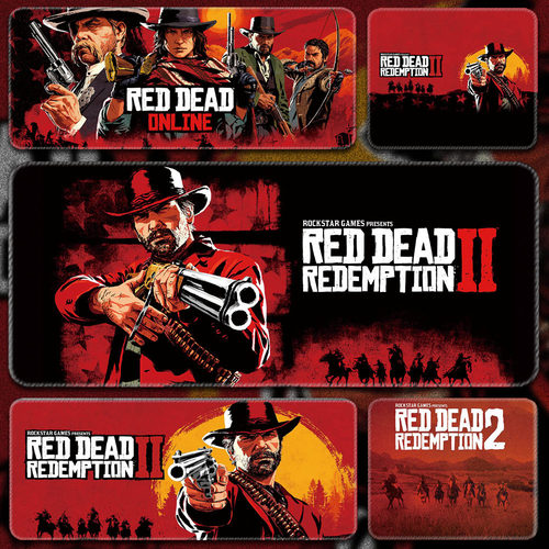荒野大镖客2RDR2鼠标垫大