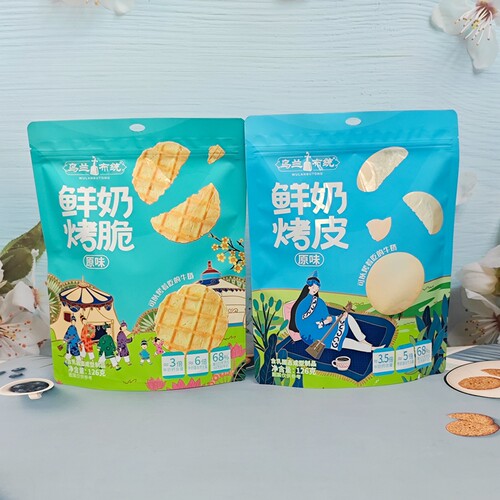 乌兰布统鲜烤奶脆鲜烤奶皮126克休闲零食小吃奶食品奶锅吧溶豆豆