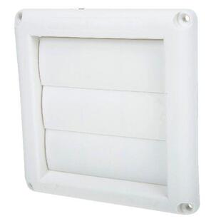 Plastic Exhaust Vent Louvered Cover Wall Air Dryer Outdoor