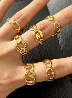 Stainless Steel Rings for Women Jewelry Summer Accessories