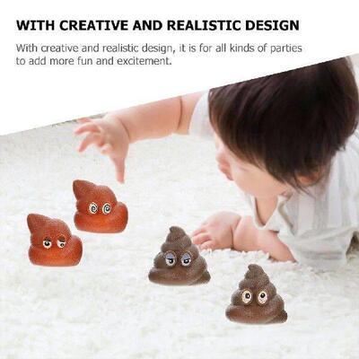 20 Pcs Poop Toys Fake Dog Fidget Mini Catapult Plushies