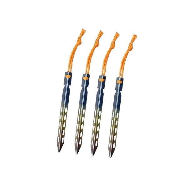 4Pcs Camping Tent Nails Unbreakable Aluminum Alloy Generic