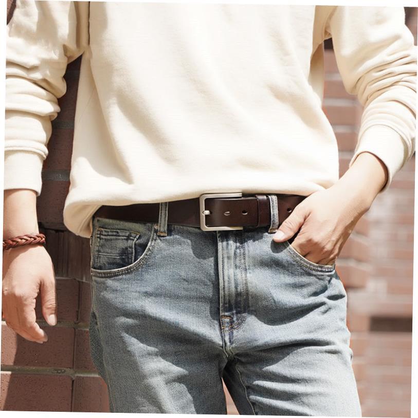Belt Men Leather Belts for Men Strap trousers belt裤腰带皮带