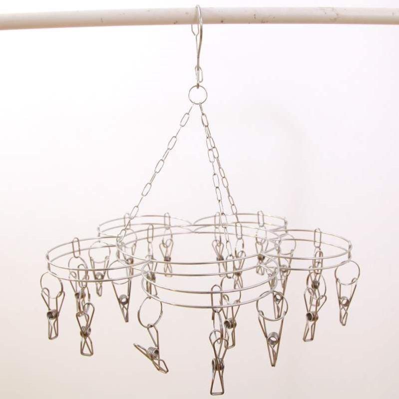 STainleSS STeel ClipS CloTH Drying Hanger SoCkS MWT3