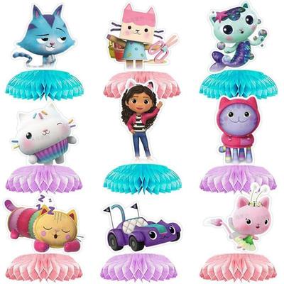Gabby Dollhouse Birthday Party Decorations Disposable Tablew