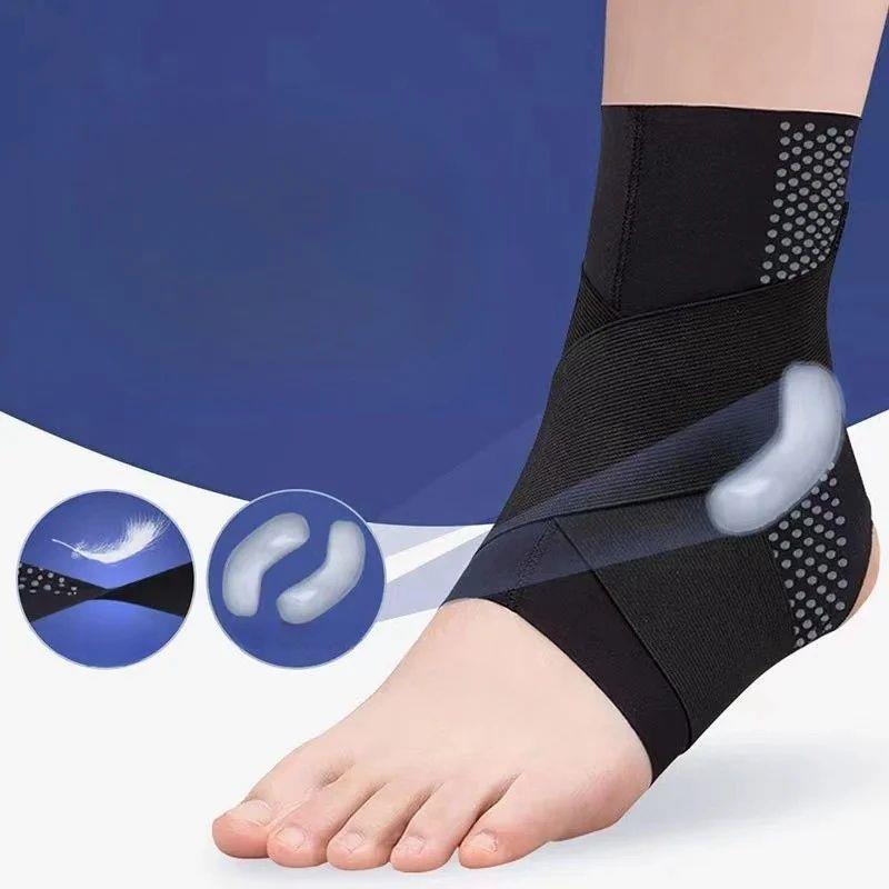 1Pcs Ankle Guard Anti-Sprain Ankle Support Adjustable Compre