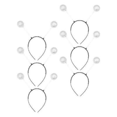 6 Pcs Mens Hair Band Powdered Foam Ball Headband Girls