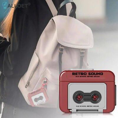 Mini Tape Recorder Keychain Portable Retro Tape Recorder