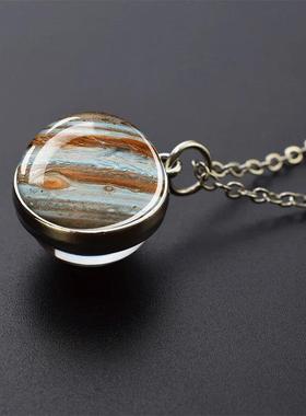 Solar System Universe Space Moon Sun Earth Planet Necklaces