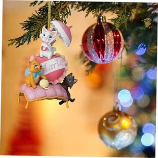 Princess plane Christmas Pendant Tree Flat Xmas Acrylic