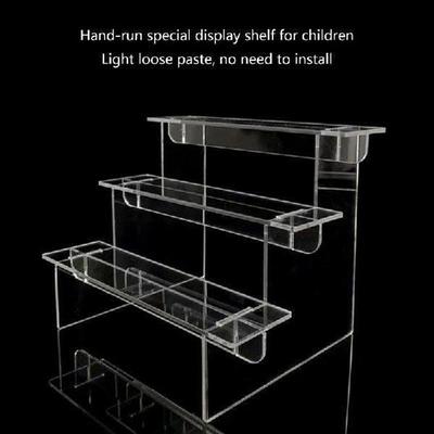 1-5 Tiers Clear Acrylic Display Stand Display Shelf for