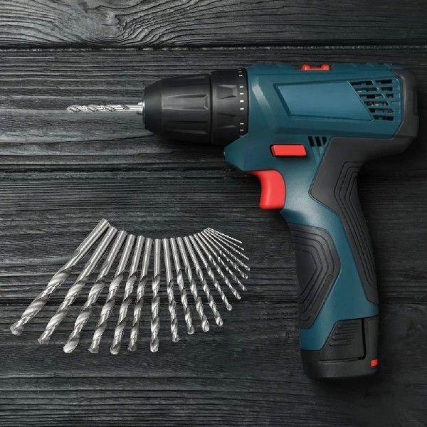 19 Pcs 1-10mm Mini Micro Spiral Twist Drill Bit Round Shank