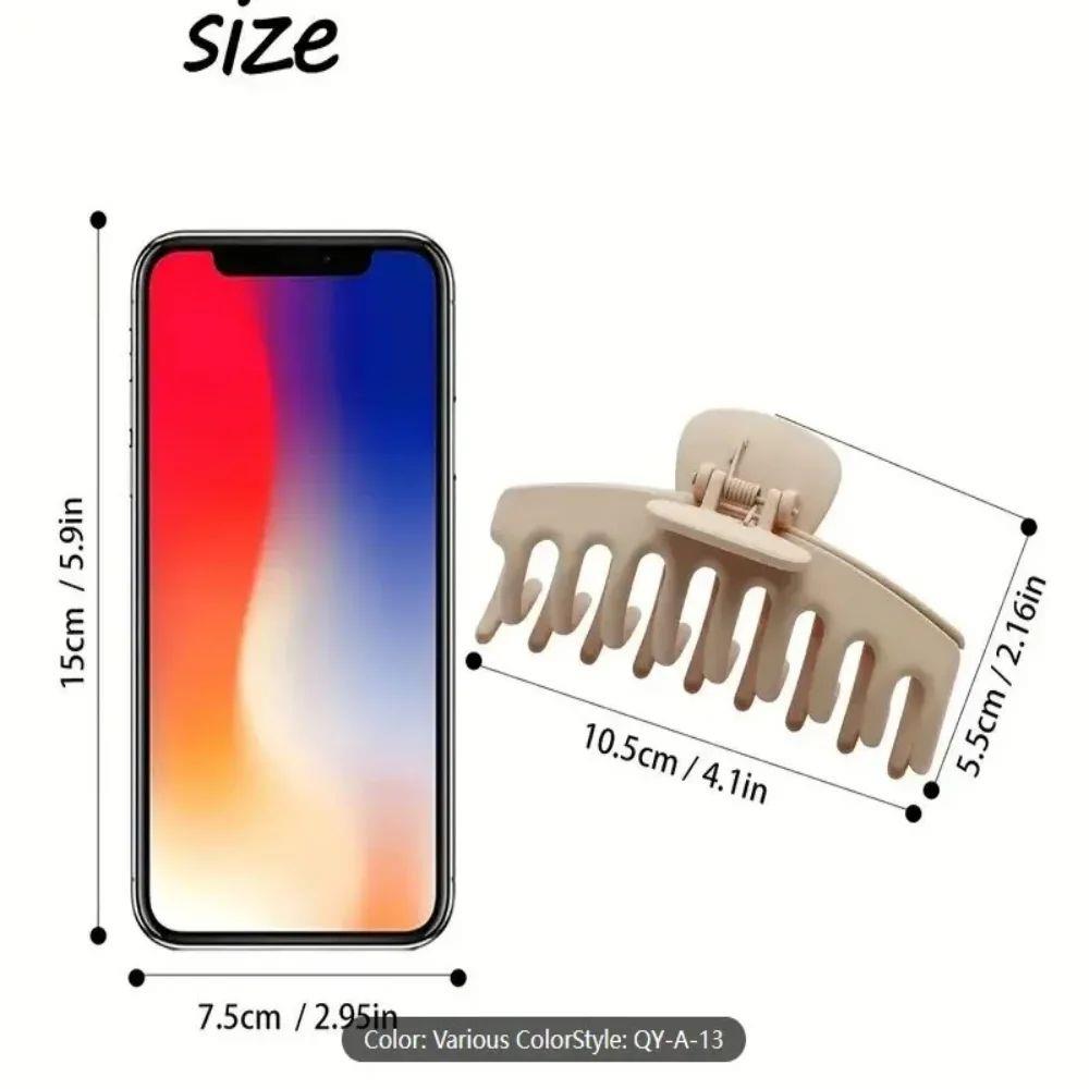 6Pcs Women Fashion Claw Clip Set Headwear Large Hair Claw Mu