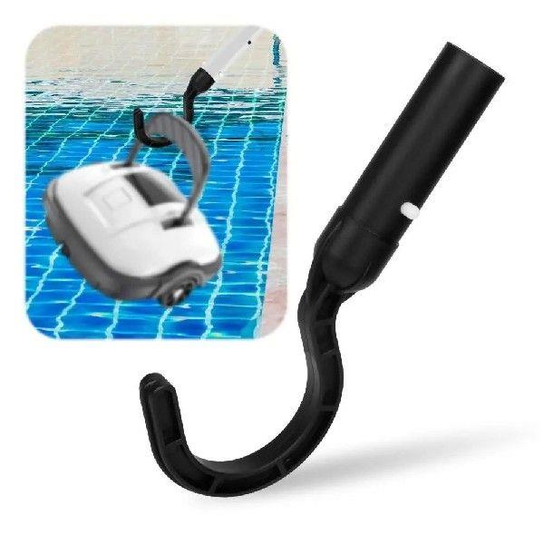 Black Pool Robot Hook Plastic Telescopic Poles Accessories