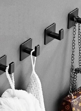 1-4pcs Strong Adhesive Wall Hook Sticker Hanging Coat Rack C