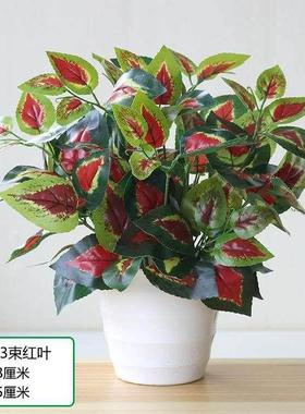 Artificial Plant Plastic Fake Flowers and Plants Green Rose