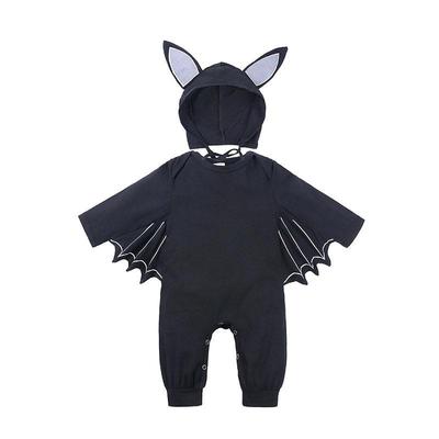 Halloween Baby Black Bat Costume Cosplay Romper Jumpsuit Inf