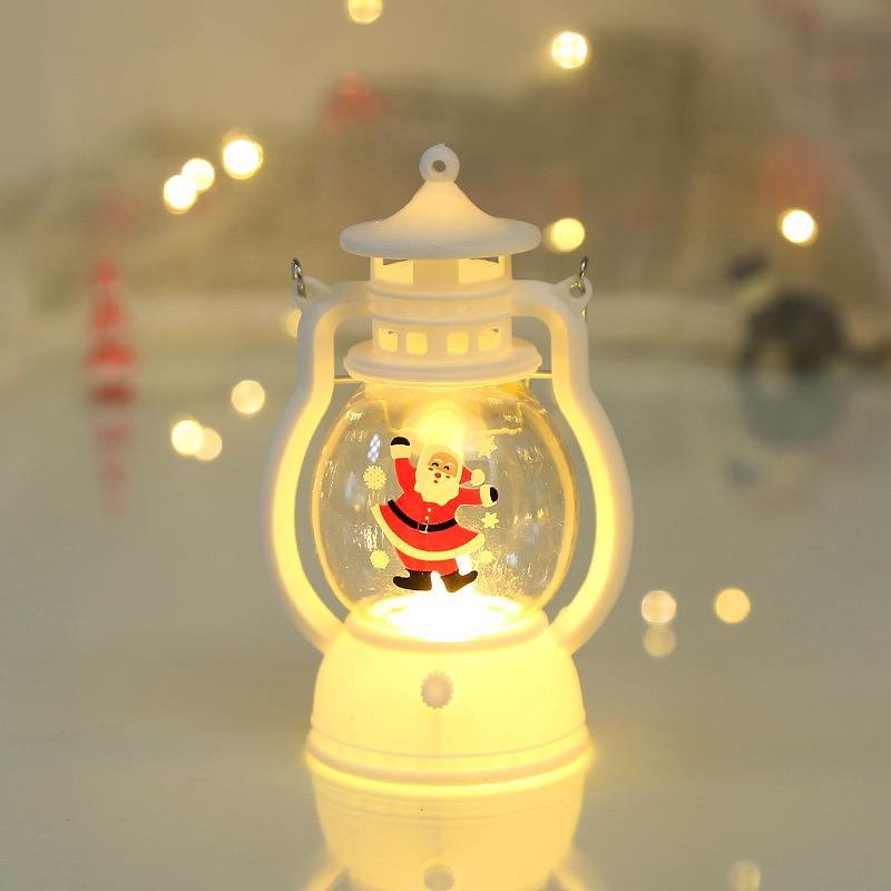 Christmas decoration retro kerosene lamp gift pony light