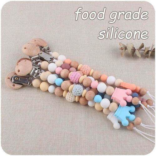 Baby Soother Nipple Clip Infant Dummy Holder Strap Pacifier