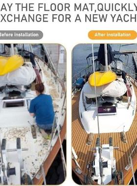 Motorboat Faux Teak Mat Boat Carpet EVA Foam Decking Sheet