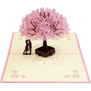3D Pop Up Love Card with Envelope Valentines Day Birthday An