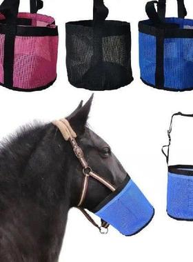 G6DE Horse Feed Bag Horse Feeding Bucket Hays Bag Hays