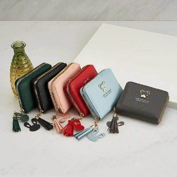 Women Coin Pouch wallet ID Credit Card Bag Holder Korean