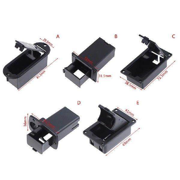 1PC Active Bass Guitar Pickup 9V Battery Boxs 9V Pick Up