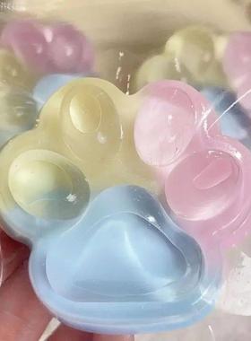 Cat Paw Squeeze Toy Large Squeeze Cat Paw Toys Silicone PVC