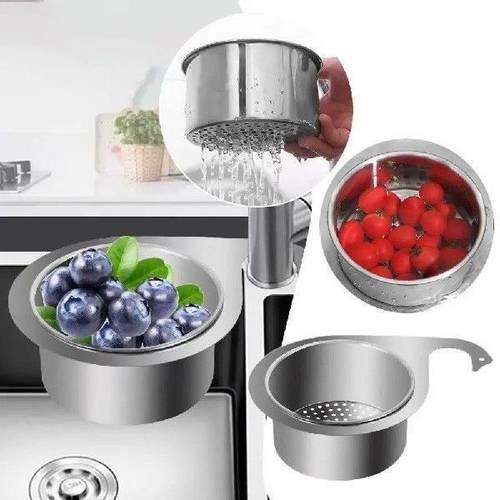 Swan Sink Drain Basket Stainless Steel Strainer Food